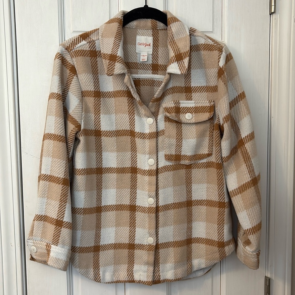 Girls Car & Jack Flannel